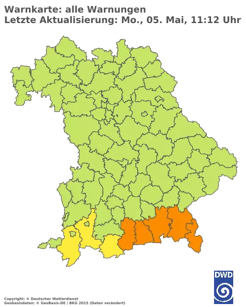 Aktuelle Wetterwarnungen für %region%